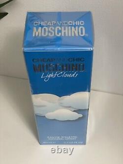 Moschino Cheap and Chic Light Clouds EDT pour femmes 100ml Très RARE Nouveau Boîte SCELLÉE