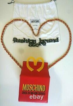 Moschino Couture Happy Meal Hand Bag Jeremy Scott Mc'donalds Fast Food Lmt Rare
