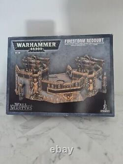 Mur des martyrs de Warhammer 40k REDOUBT FIRESTORM Neuf dans sa boîte Rare OOP