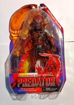 NECA Ultimate Chasseur Alien Predator Planète de Lave Figurine d'Action 7 NOUVEAU EN BOÎTE RARE