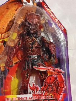 NECA Ultimate Chasseur Alien Predator Planète de Lave Figurine d'Action 7 NOUVEAU EN BOÎTE RARE