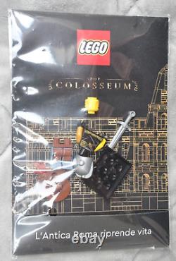 NOUVEAU LEGO 10276 Colisée de Rome Exclusivement en Magasin RARE Minifigure Exclusive de Gladiateur