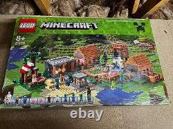NOUVEAU LEGO 21128 Minecraft Le Village Ensemble Rare Retiré En État Neuf