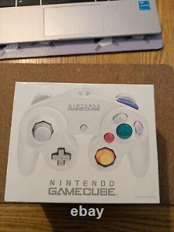 NOUVEAU MANETTE Nintendo GameCube OFFICIELLE EN BOÎTE BLANCHE RARE