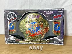 NOUVELLE CEINTURE DE CHAMPIONNAT MONDIAL LOURD WWE ECW Rare 2007 JAKKS Ceinture