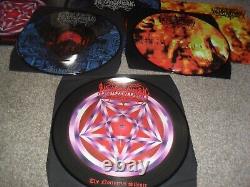 Nécrophobique - sous la Marque Noire - Impressionnant Rare Coffret 3 LP Picture Discs Menthe