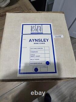 New & Boxed Aynsley Orchard Or Téléphone Rare Article Dans Cette Condition
