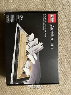 New Lego 21012 Architecture Sydney Opera House Rare Retired Set (construit Une Fois)