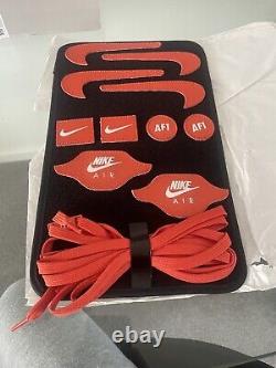 Nike Air Force 1 Cosmic Clay 2020 UK 7 Baskets Rares avec Swoosh Échangeable Nouvelles en Boîte
