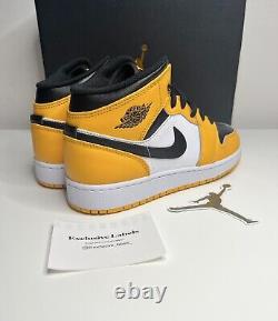 Nike Air Jordan 1 MID Taxi Taille Uk 6 Gs? Nouvelle Marque Authentic Rare Deadstock