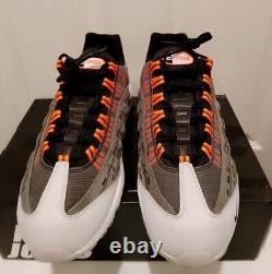 Nike Air Max 95 Kim Jones Hommes UK 14 Noir Gris Orange Total Rare Neuf dans la boîte