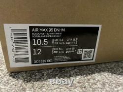 Nike Airmax 95 Volt X Denham Og Hommes Taille Royaume-uni 9.5 Rare Classic Christmas Gift