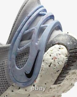 Nike Glide Flyease Entraîneurs Royaume-uni 6 Nouveau Sport Fitness Chaussures Gris Rare Prc £109,95