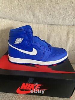 Nike Jordan 1 High Hyper Royal OG Retro Sail Blue Boîte NEW Taille UK 12 Rare