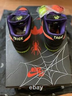 Nike Sb Dunk Low Night Of Mischief Halloween Taille De La Boîte Spéciale 9 F&f Rare