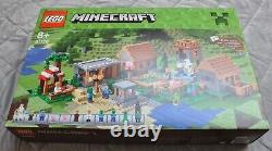 Nouveau Lego 21128 Minecraft Le Village Rare Retraité Set Expédition Rapide Ups
