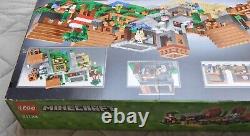 Nouveau Lego 21128 Minecraft Le Village Rare Retraité Set Expédition Rapide Ups