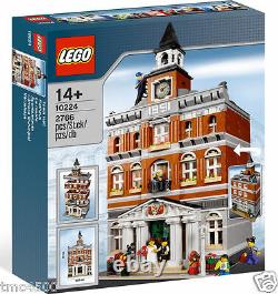 Nouveau Sealed Lego 10224 Town Hall Rare Discontinued Retraited Ensemble Collectable