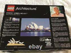 Nouveau coffret rare et retiré de Lego Architecture : l'Opéra de Sydney scellé
