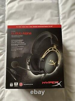 Nouvelle Boîte Hyper X Cloud Alpha Gold Édition Limitée Rare Ps5 Pc Xbox (Offres)