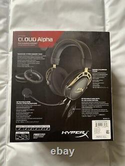 Nouvelle Boîte Hyper X Cloud Alpha Gold Édition Limitée Rare Ps5 Pc Xbox (Offres)