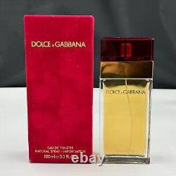 Nouvelle Dolce & Gabbana (Édition Originale) 100ml Edt Spray Boîte et Scellée (Rare)