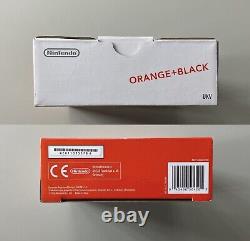 Nouvelle Nintendo 3DS XL U.K RARE UKV Orange & Black Boîte Complète Console