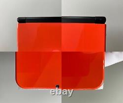 Nouvelle Nintendo 3DS XL U.K RARE UKV Orange & Black Boîte Complète Console
