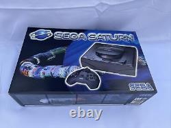 Nouvelle console Sega Saturn Pal en boîte, modèle 1, COLLECTIONNEURS, ÉTAT IMPECCABLE, ULTRA RARE, SCELLÉE.