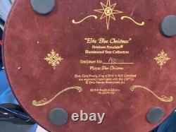 Ornement d'arbre 'Blue Christmas' de V. RARE Elvis, COMME NEUF, EN BOÎTE & AVEC CERTIFICAT D'AUTHENTICITÉ NUMÉROTÉ