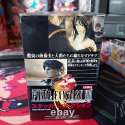 Packs de cartes à échanger Final Fantasy VIII Stickers Booster Box Nouvelle Boîte scellée RARE Japon