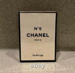 Parfum Pure Vintage Chanel No. 5 (14 ml) NEUF et SCELLÉ dans sa boîte! Rare Gem Mint