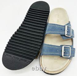 Paul Smith Phoenix Sky Blue Suede Sandals / Shoes New Boxed Rare Szuk8 Eu42 Us9