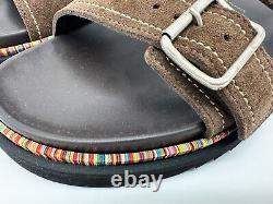 Paul Smith Sandales en daim chocolat Phoenix / Chaussures Neuves dans leur Boîte Rare UK8 EU42 US9