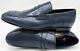 Paul Smith Slip-on En Cuir Véritable Chaussures Marines Neuves Boîte Rare Taille Uk8 Eu42 Us9