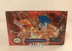 Pokémon 1999 Set De Base Booster Box- Factory Blue Wing Charizard Étanche Et Boîte Rare