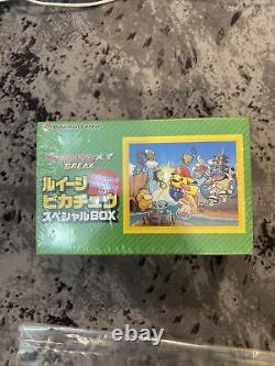 Pokemon Center Japonais (mario) Luigi Pikachu Card Box 295/xy-p 296 Xy-p Scellé