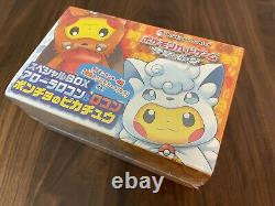 Pokemon Special Box Alolan Vulpix & Vulpix Pikachu Poncho Scelled New Japanese