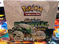 Pokemon Tcg Sun & Moon Sm7 Boîte De Rappel Celestial Stoster Nouvelles Cartes Scellées À La Main