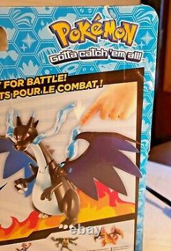 Pokemon Tomy Battle Action Mega Charizard X Figure New In Box 2016 Jouet Très Rare
