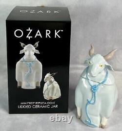 Pot à biscuits en forme de chèvre de la série Netflix Ozark dans sa boîte, rare et neuf