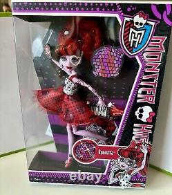 Poupée Monster High rare 'Dot Dead Gorgeous' Operetta No. X4529 neuve dans sa boîte