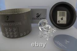 Poussette pour bébé en cristal Swarovski 199197 Nouvelle dans sa boîte, retirée et rare