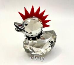 RARE Canard Punk en Cristal Swarovski 1096735 Comme Neuf Boîtier