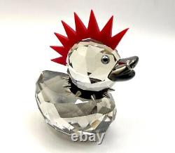 RARE Canard Punk en Cristal Swarovski 1096735 Comme Neuf Boîtier