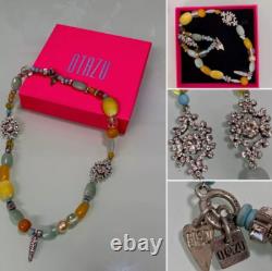 RARE Collier Statement en Gemmes Swarovski Signé Rodrigo Otazu Neuf et En Boîte