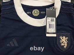 RARE NOUVELLE Chemise officielle Adidas Scotland 150e anniversaire en boîte. Taille Femmes XL