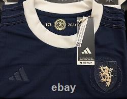 RARE NOUVELLE Chemise officielle Adidas Scotland 150e anniversaire en boîte. Taille Femmes XL