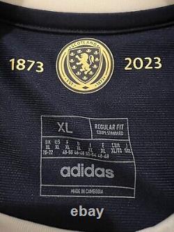 RARE NOUVELLE Chemise officielle Adidas Scotland 150e anniversaire en boîte. Taille Femmes XL