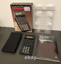 RARE Texas Instruments TI-60 Scientifique Programmable 1986. NEUF SOUS EMBALLAGE